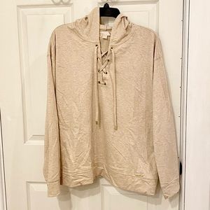 Michael Kors lace up sweatshirt